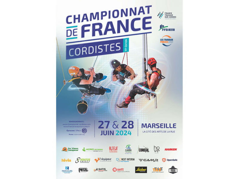 11e édition du Championnat de France cordistes à Marseille