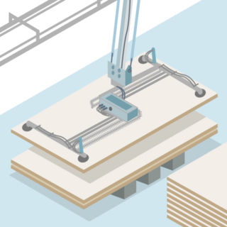 Optimiser la manutention de panneaux bois grâce à un robot