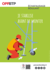 AFFICHE - B2A0913 - Stabiliser l’échafaudage roulant avant de monter