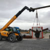 Chariot télescopique pour levage sur un chantier